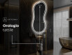 Specchio da bagno LED di forma irregolare K223 #8