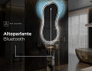 Specchio da bagno LED di forma irregolare K223 #5