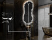 Specchio da bagno LED di forma irregolare K223 #7