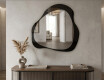 Specchio da bagno minimalista – Élya – forma a goccia