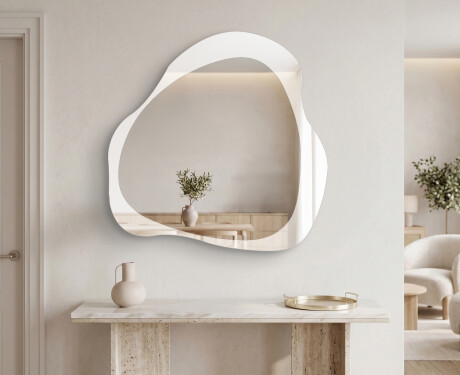 Specchio da bagno minimalista – Élya – forma a goccia #2