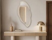 Specchio da bagno LED organico - Flévia - forma dinamica #3
