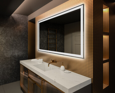 Specchio bagno retroilluminato LED L01