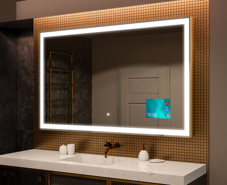 Specchio bagno retroilluminato LED L01
