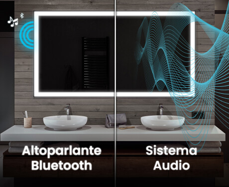 Specchio bagno retroilluminato LED L01 #5