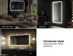 Specchio bagno retroilluminato LED L01 #10