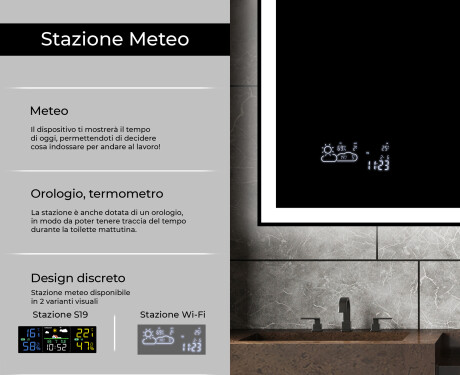 Specchio bagno retroilluminato LED L01 #5