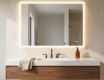 Specchiera rettangolare da bagno con luce LED  con Dual color, Interruttore tattile, Tappetino riscaldante #9