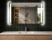 Rettangolare specchio bagno con luce LED L02