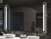 Rettangolare specchio bagno con luce LED L02 #10