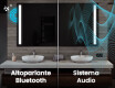Rettangolare specchio bagno con luce LED L02 #5