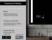 Rettangolare specchio bagno con luce LED L02 #5