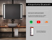 Rettangolare specchio bagno con luce LED L02 #6