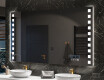 Specchio da parete moderno per bagno con luci  L03 #10