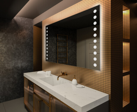 Specchio bagno retroilluminato LED L06