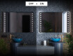 Specchio bagno retroilluminato LED L06 #3