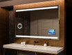 Rettangolare specchio bagno con luce LED L09
