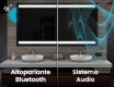 Rettangolare specchio bagno con luce LED L09 #5