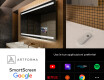Rettangolare specchio bagno con luce LED L09 #4