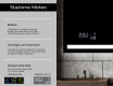 Rettangolare specchio bagno con luce LED L09 #5