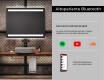 Rettangolare specchio bagno con luce LED L09 #6