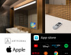 Specchio da parete moderno per bagno con luci L12 #6