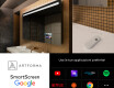 Specchio da parete moderno per bagno con luci L12 #4
