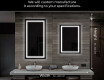 Specchio bagno retroilluminato LED L15 #7