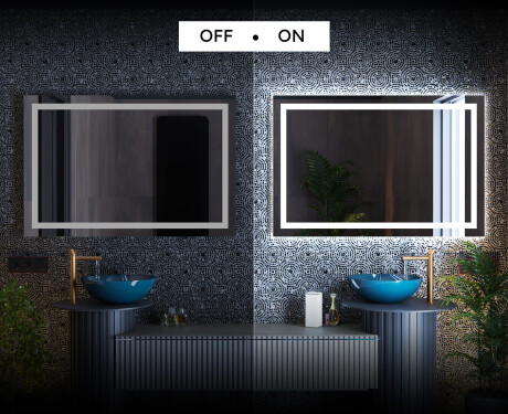 Specchio bagno retroilluminato LED L15 #3