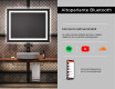 Specchio bagno retroilluminato LED L15 #6