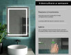 Specchio bagno retroilluminato LED L15 #7