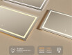 Specchio bagno retroilluminato LED L15 120x80cm - SmartScreen, DualColor #5