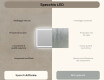 Specchio bagno retroilluminato LED L15 120x80cm - SmartScreen, DualColor #7