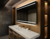 Rettangolare specchio bagno con luce LED L23