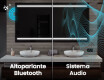 Rettangolare specchio bagno con luce LED L23 #5