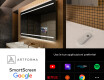 Rettangolare specchio bagno con luce LED L23 #4