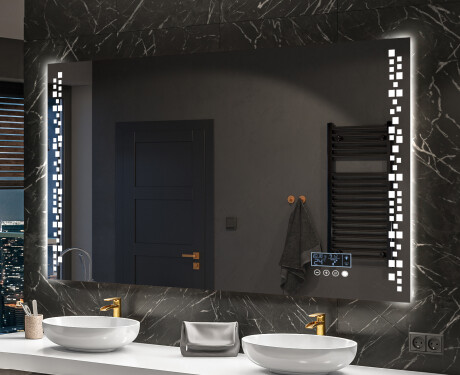 Specchio bagno retroilluminato LED L38 #10