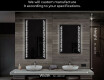 Specchio bagno retroilluminato LED L38 #7