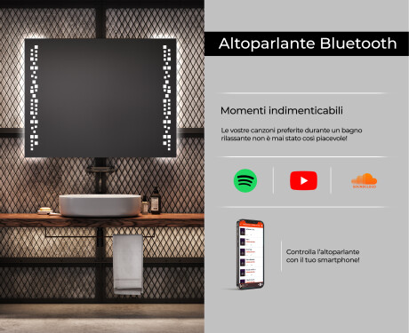 Specchio bagno retroilluminato LED L38 #6