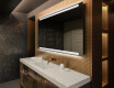 Rettangolare specchio bagno con luce LED L47