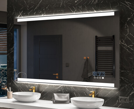 Rettangolare specchio bagno con luce LED L47 #10