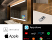 Rettangolare specchio bagno con luce LED L47 #6