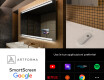Rettangolare specchio bagno con luce LED L47 #4