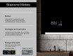 Rettangolare specchio bagno con luce LED L47 #5