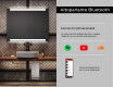 Rettangolare specchio bagno con luce LED L47 #6