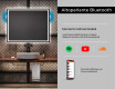 Specchio da parete moderno per bagno con luci L49 #6
