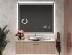 Specchio da parete moderno per bagno con luci L49 #9