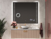 Specchio da parete moderno per bagno con luci L55 #9