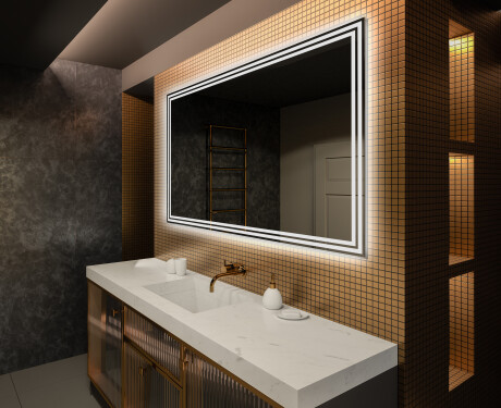 Specchio bagno retroilluminato LED L57