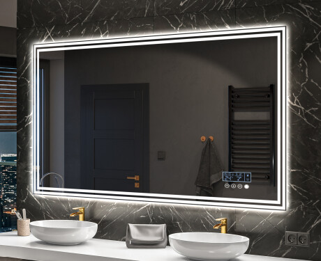 Specchio bagno retroilluminato LED L57 #10